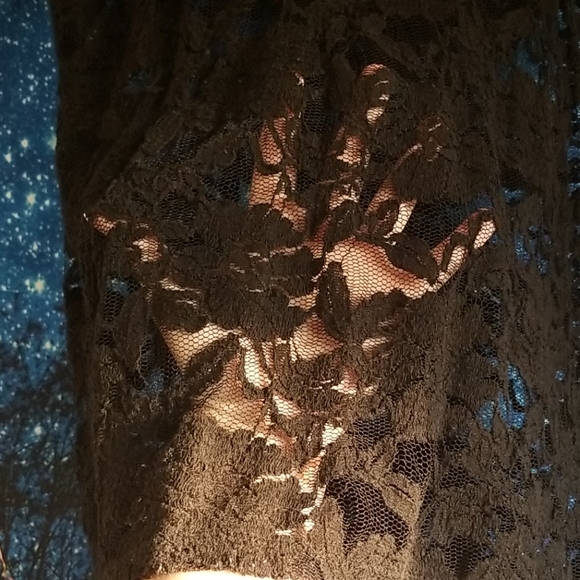 3/$20 Lace overshirt - Picture 2 of 3